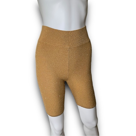 AREA CAMEL SPARKLE SHORTS - Picture 4 of 8